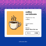 ☕ Coffee Certificate