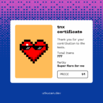 ❤️ TNX Certificate